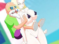 Android Quest for the Balls - Dragon Ball Part 1 - Horny Android 18 Loveskysanx의 비키니