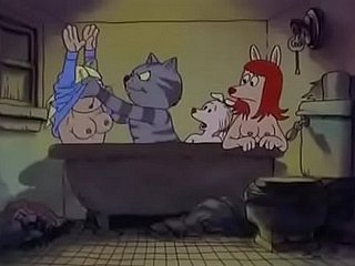 Fritz A difficulty Cat (1972): Orgy Bathtub (часть 1)