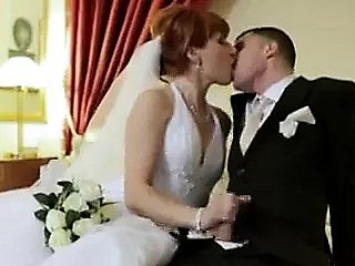 Redhead Link up Gets DP'd first of all The brush Nuptial Day