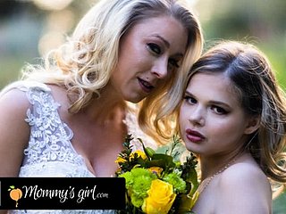 Mommy 's Unfocused -Bridesmaid Katie Morgan은 그녀의 결혼식 전에 그녀의 의붓 딸 Coco Lovelock을 강하게 강타합니다.