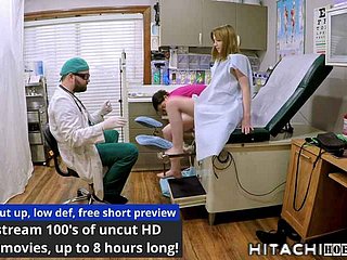 Nieśmiała fasola Daisy wykonana attain masturbacji przed doktorem Tampa Pielęgniarka Aria Nicole podczas obowiązkowego nowego studenta Fizycznego filmu